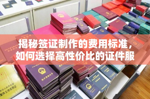 岗巴揭秘签证制作的费用标准，如何选择高性价比的证件服务